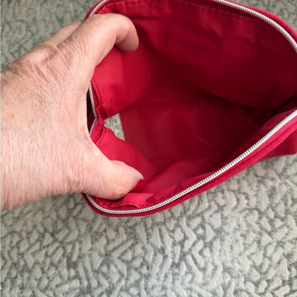 Dior Beauty Red Canvas Pouch